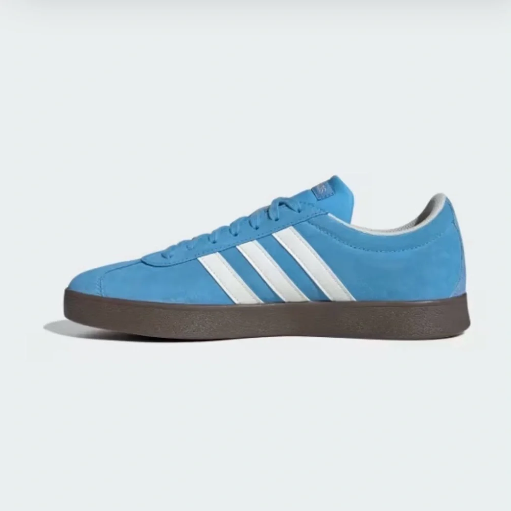 Adidas VL COURT 2.0 SHOES in Semi Blue Burst / Core White / Gum NIB